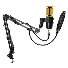 COMSOME USB電容式麥克風套組, MIC-600, 金色