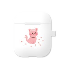 원베스트 코리아 에어팟 이어폰 케이스 시즌1, 꽃냥이
