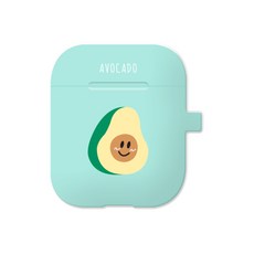 원베스트코리아 BST 에어팟 이어폰케이스 시즌1, 스마일아보카도