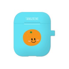 원베스트코리아 BST 에어팟 이어폰케이스 시즌1, 스마일탱저린
