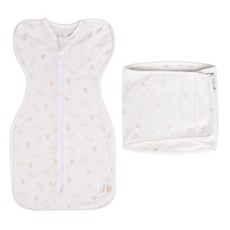 malang honey 夏季全身型包巾 + 棉質透氣包巾帶組 M