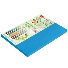 紙文化新平面雙面彩色紙 4節 No.DN34 海洋色 120張, 1個