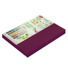 New C-Plain 紙文化 雙面色紙 B4 No. 12 紫紅色, 200張