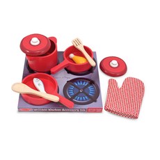 Melissa&Doug 美國瑪莉莎 廚房配件遊戲屋 MD2610, 混色