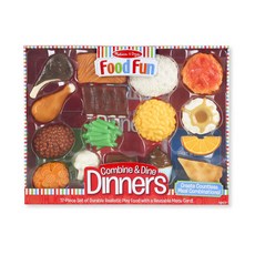 Melissa&Doug 美國瑪莉莎 晚餐遊戲屋套組 MD8267, 混色