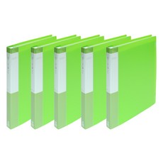 ECO Chungwoon PP 透明文件夾 A4 40張, 淺綠色, 5個