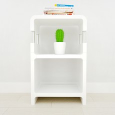 큐빅스 2 협탁 S2121L, 화이트