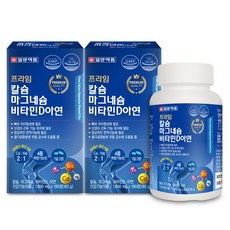 일양약품 프라임 칼슘 마그네슘 비타민D 아연, 180정, 2개 180정, 2개