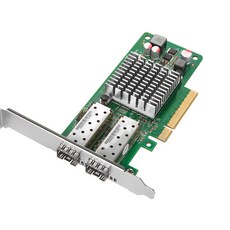 NEXTU Intel 10G 雙埠 SFP+ PCIE 光纖伺服器用網路卡 桌上型電腦用, NEXT-562SFP-10G
