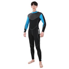 seac 男士 Sense 長款乾衣 3 毫米, 藍色