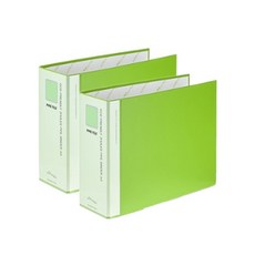 ECO Chungwoon 2孔檔案夾 A4 4*7cm, 淺豆綠, 2件