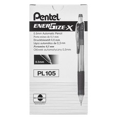Pentel 飛龍文具 Energize 自動鉛筆 PL105-KX, 0.5mm, 12個