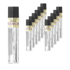 Pentel 飛龍文具 筆芯 2B C502-2B, 0.2mm, 12盒