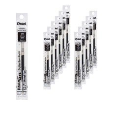 Pentel 飛龍文具 圓珠筆筆芯 LR7-A 0.7mm, 黑色的, 12件