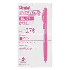 Pentel 飛龍文具 圓珠筆 BL107-P 0.7mm, 敵人, 12件