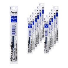 Pentel 飛龍文具 鋼珠筆替芯 LRN4-C 0.4mm, 藍色, 12個