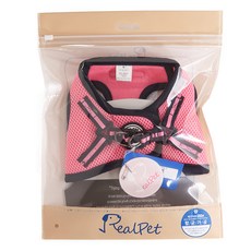 리얼펫 나인티모 자켓하네스, 핑크, 1개