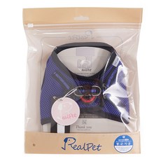 리얼펫 레드 라이트 자켓 하네스, 로얄블루, 1개