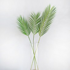 人造棕櫚枝葉 L號+M號+S號, 單色, 1組