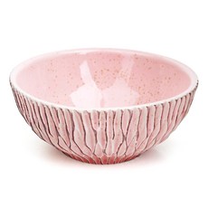 Grace 義大利陶瓷碗 18*8cm, 粉色的, 1個