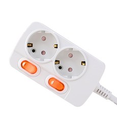 THANOS 獨立開關延長線 16A 2孔, 3m, 單一顏色, 1個