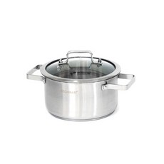 Kitchen-Art Olgar系列電磁爐適用不銹鋼雙耳湯鍋, 20cm, 混色