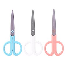 누사인 ABS 모던 사무용가위 3종 세트 NS053, 랜덤 발송, 1세트