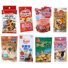 마루칸 소동물 간식 8종 세트, 1세트