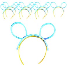 PARTYSHOW 演唱會夜光髮箍套組, 藍色, 8套