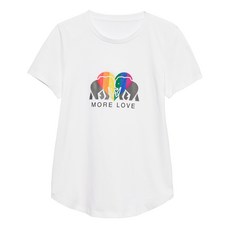 바나나리퍼블릭 여성용 프라이드 2019 엘리펀트 티셔츠