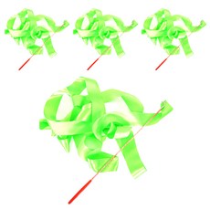 PARTYSHOW 安全韻律體操緞帶 綠色, 4入