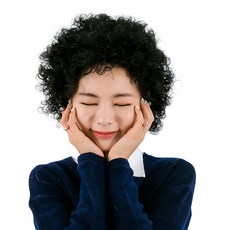 Party Show SHOW 小丑假髮 小型, 1個, 黑色