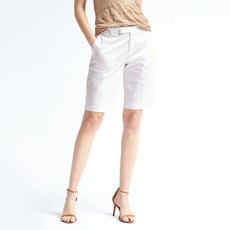 바나나리퍼블릭 여성용 애버리 스트레이트 핏 버뮤다 쇼트 팬츠