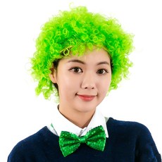 PARTYSHOW SHOW 小丑假髮 小型, 綠色