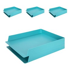 deLi 系統桌面托盤 A4 NS021 2p x 2pcs, 潟湖藍, 第一階段