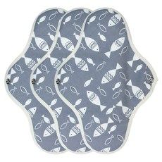 WIZLLY 棉質衛生棉, 大型, 3入, 1個