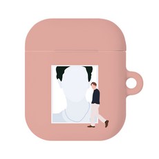 바니몽 노팅 디자인 에어팟 이어폰 케이스, 노팅레드, 1개