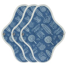 WIZLLY 棉質衛生棉, 中型, 3入, 1個