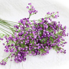 JOART 人造高級滿天星花枝 5入 2組, 紫色