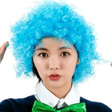 PARTYSHOW SHOW小丑假髮 小型, 藍色