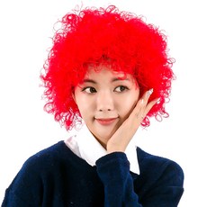 PARTYSHOW SHOW小丑假髮 小型, 紅色