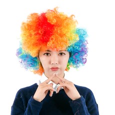 PARTYSHOW SHOW迪斯可巨型假髮 大型, 彩虹