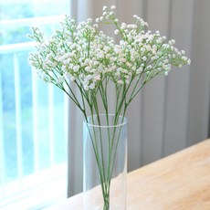 JOART 人造高級滿天星花枝 5入 2組, 白色