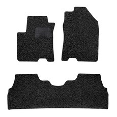 순수 코일 카매트 일반형, 현대 코나 (전기차) (2018~2023) (3P), 올블랙