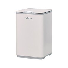 Milema 自動感應垃圾桶 10L, 白色, 1個