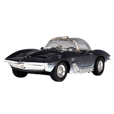 MOTOR MAX 1/18 1961 雪佛蘭克爾維特 Makoshark 概念壓鑄, 深藍