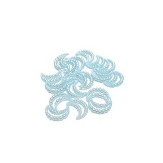 메이킹북스토리 DIY 만들기재료 비즈 500g, 1개, 달 스카이블루