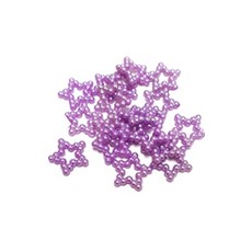 메이킹북스토리 DIY 만들기재료 비즈 500g, 1개, 별 퍼플