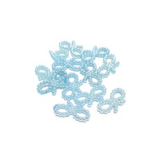 메이킹북스토리 DIY 만들기재료 비즈 500g, 1개, 나비 스카이블루