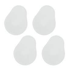 에이드엘 아보카도 실리콘 컵받침, 화이트, 4개